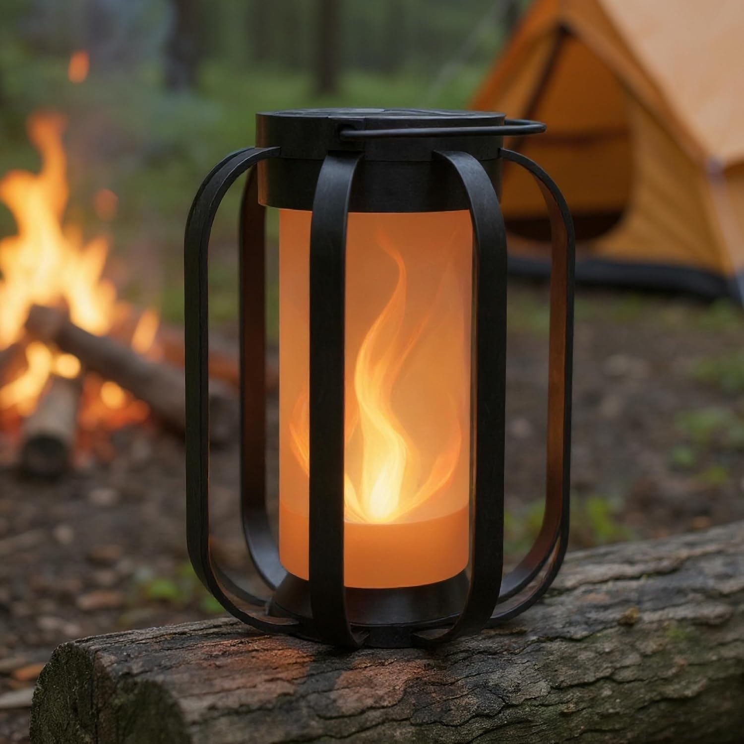 Modern Flame Lantern