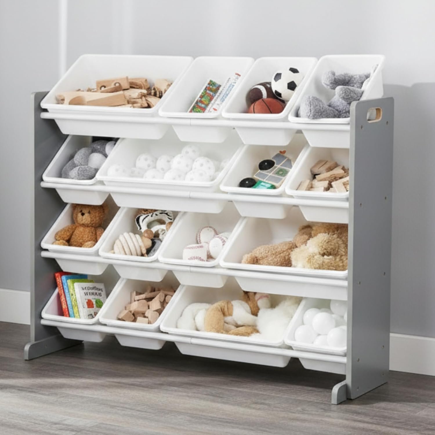 Humble Crew Supersized Toy Storage Organizer with 16 Removable Bins