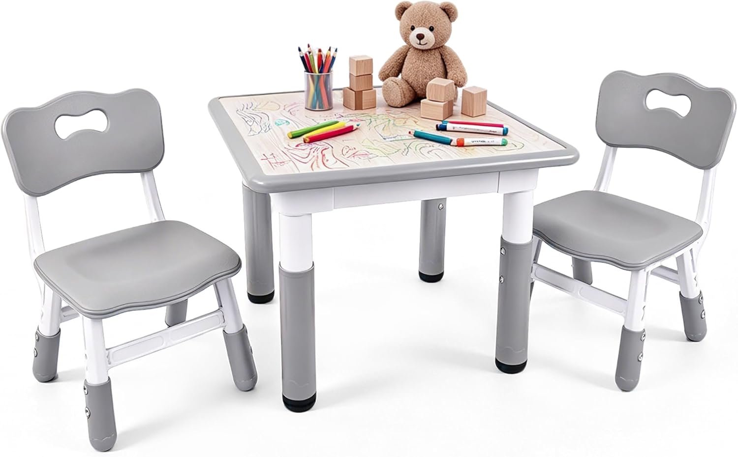 Pterying Kids Table and Chairs Set